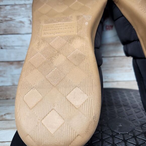 Dearfoams Men's Size 11-12 L Andre Lounge Nylon Black Clog Slippers - Picture 11 of 12